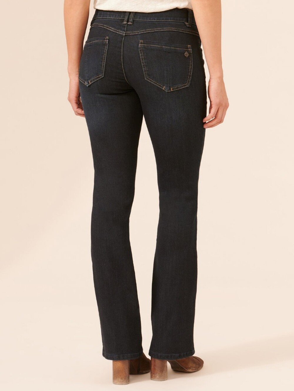 Democracy Absolution Itty Bitty Bootcut Jeans B1221BBEA Indigo Stretch Size 12 - Picture 4 of 13